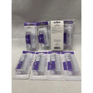 Studio Selection Wide Nail Brush Lot of 8 Manicure Pedicure Cleaning Brushes New